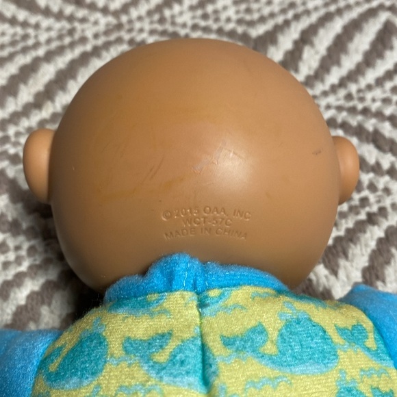 Cabbage patch kids bald baby Hispanic girl in ocean sleeper doll toy - Picture 5 of 12